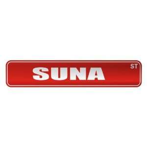   SUNA ST  STREET SIGN NAME