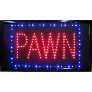 PAWN in Red and Blue   Large 24 x 13 LED Motion 