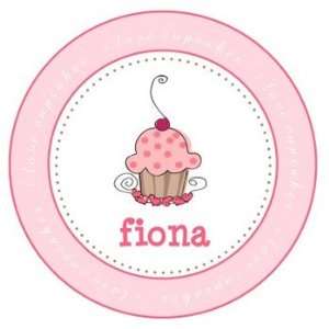  CUPCAKE PERSONALIZED CHILDRENS PLATE