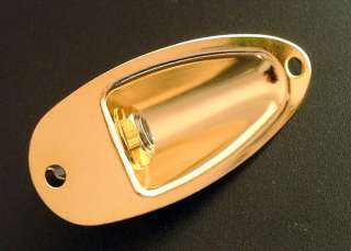 Gold Boat Output Jack Plate Socket for Strat Guitar  