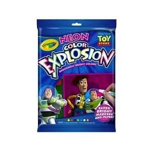   Toy Story 3 Crayola Neon Color Explosion Surge of Color Toys & Games