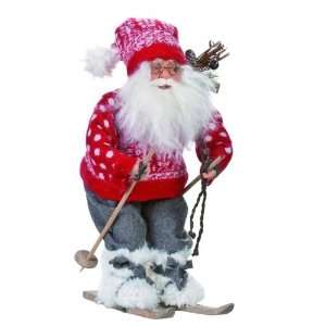  Santa On Skis