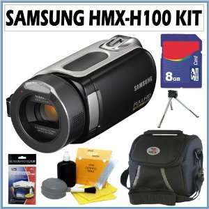  Samsung HMX H100 HD Flash Memory Camcorder + 8GB Accessory 