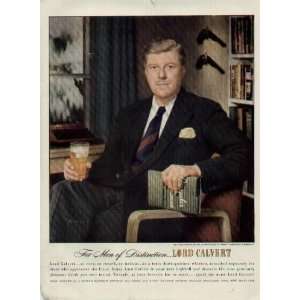   Gentleman.  1948 LORD CALVERT Whiskey Ad, A5816A. 19480105