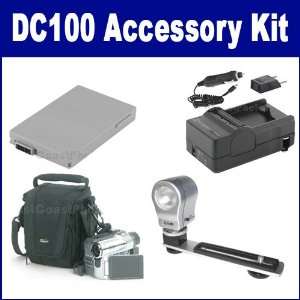  Canon DC100 Camcorder Accessory Kit includes LP34682 Case 