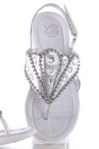 Lelli Kelly LK8579 Strass 3 Silver Sandals girl shoes  