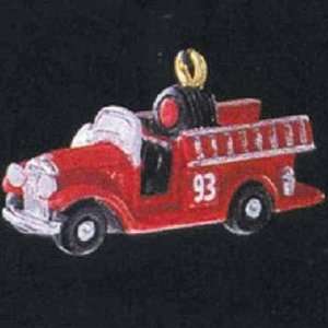  North Pole Fire Truck 1993 Miniature Hallmark Ornament 