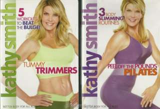 DVD Lot Kathy Smith Tummy Trimmers Peel Off Pounds  