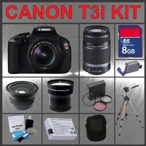 55mm IS II Lens & Canon EF S 55 250mm f/4.0 5.6 IS Telephoto Zoom Lens 