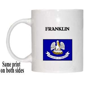    US State Flag   FRANKLIN, Louisiana (LA) Mug 