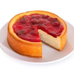 NY Strawberry Topped Cheesecake   9 Inch Grocery & Gourmet Food