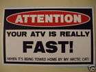 FUNNY WARNING STICKERS DECALS, FUNNY ATV STICKERS DECALS items in 