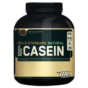  Optimum Nutrition NATURAL 100% Casein Protein (4 POUNDS 