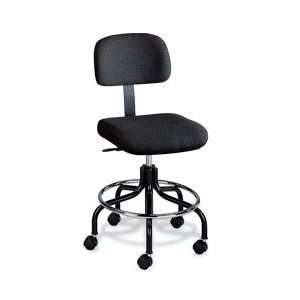 BEVCO Continuous Use Stools   Gray fabric  Industrial 