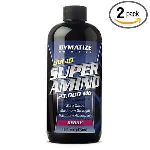 Dymatize Nutrition Super Amino 23000mg Liquid, Berry, 16 Fluid Ounce 