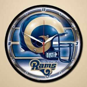  St. Louis Rams Helmet & Name Round Wall Clock Sports 