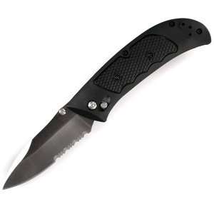  Benchmade   Pardue Rolling Lock, Molded Handle, Drop Point 