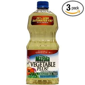 Mazola Vegetable Plus, 48 Ounce (Pack of 3)  Grocery 