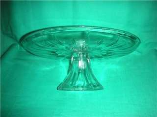  Cake Stand with Dome Cover Embossed Star/Diamond Design on Plate