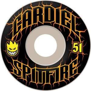  Spitfire Cardiel Blazin#2 55mm Skateboard Wheels (Set of 4 