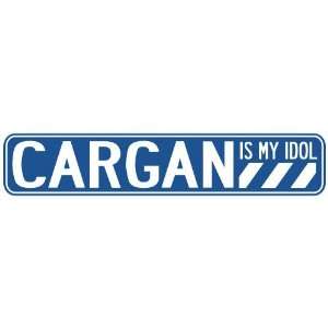   CARGAN IS MY IDOL STREET SIGN