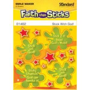  Faith that Sticks Stick With God stickers Toys & Games