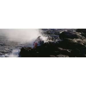   Ocean, Volcano National Park, Hawaii, USA by Panoramic Images , 24x8