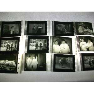 LAUREL & HARDY vintage Lot of 12 35mm Film Cells collectible 