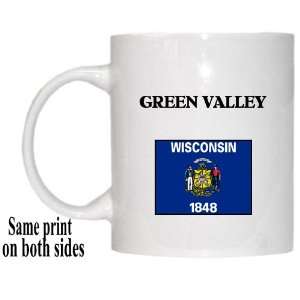  US State Flag   GREEN VALLEY, Wisconsin (WI) Mug 
