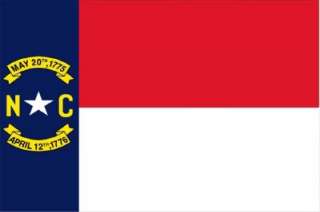 NORTH CAROLINA VINYL STATE FLAG DECAL / STICKER***  