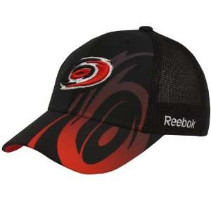 Reebok Carolina Hurricanes Black 2nd Season Mesh Back Flex Fit Hat 