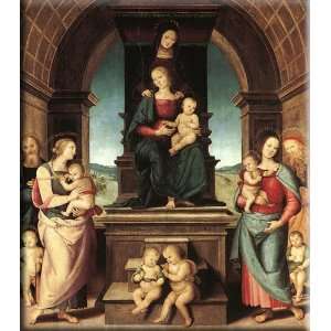   Madonna 26x30 Streched Canvas Art by Perugino, Pietro