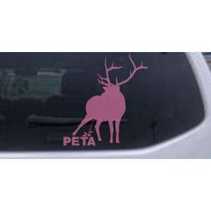 Pee On PETA Hunting And Fishing Car Window Wall Laptop Decal Sticker 