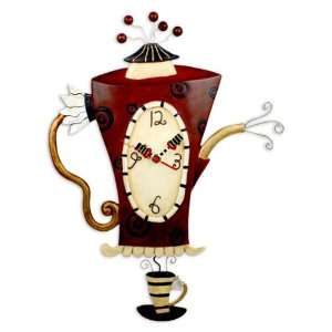  Allen Designs Steamin Tea Pendulum Clock