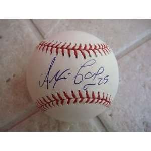  Alexi Casilla Autographed Baseball   Official Ml Sports 