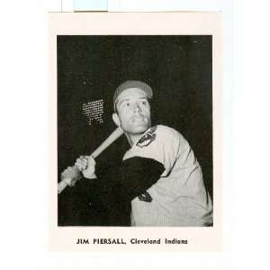  1961 Jim Piersall Cleveland Indians Jay Publishing Photo 