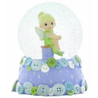 Precious Moments Disney Girl As Tinker bell 100mm Musical Water Globe 