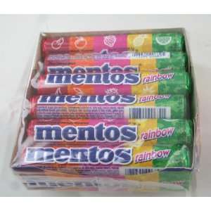 Mentos Rolls Rainbow 10 rolls with 5 flavors  Grocery 