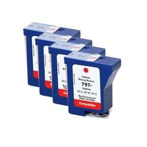  Pitney Bowes Compatible 797 0 Postal Ink Cartridge 4 Pack 