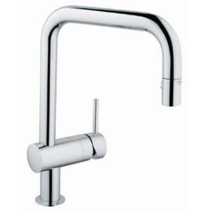 Grohe 32319000 Starlight Chrome Minta Single Handle Pullout Kitchen 