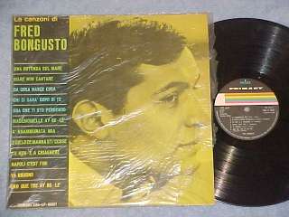 LE CANZONI DI FRED BONGUSTO  VG+/VG++ 1964 Italy LP  Primary CRA LP 