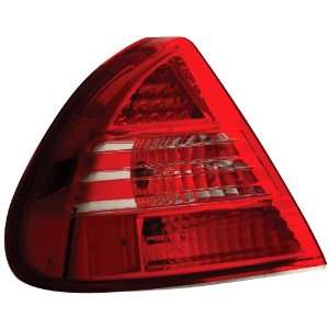  Anzo USA 321058 Mitsubishi Mirage Red/Clear LED Tail Light 