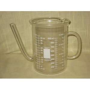 Vintage CATAMOUNT Glass USA Chemistry Lab 4 Cup Beaker Pitcher / Gravy 