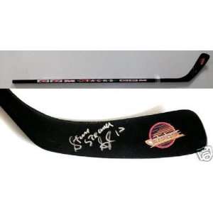 Stan Smyl Autographed Stick   & Inscribed