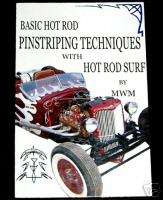 PINSTRIPING BOOK HOT ROD SURF How To Pinstripe rat FORD  