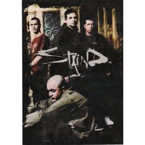 Staind ~ Staind Postcard ~ Rare Authentic Postcard~ Approx 4 x 6