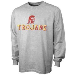  USC Trojans Ash Toddler Team Logo Long Sleeve T shirt 