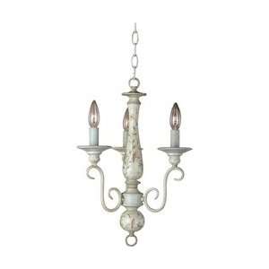  Maxim 21434CCFF French Country 3 Light Chandelier with 