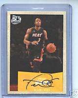 Dwyane Wade 2007 08 Topps Auto Autograph 16800 odds  