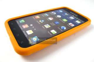 ORANGE Soft Silicone Skin Case Cover Sprint Samsung Epic Touch 4G 